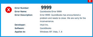 Quickbooks Online Error 9999 